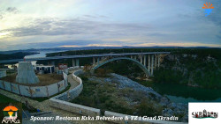 Skradin, řeka Krka, most A1