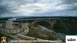 Skradin, řeka Krka, most A1