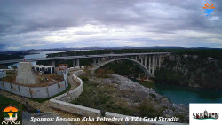 Skradin, řeka Krka, most A1