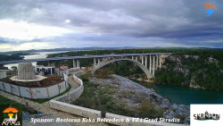 Skradin, řeka Krka, most A1