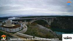 Skradin, řeka Krka, most A1