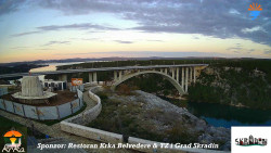 Skradin, řeka Krka, most A1