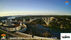 Skradin, řeka Krka, most A1