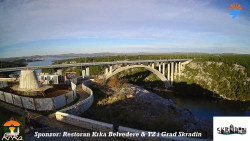 Skradin, řeka Krka, most A1