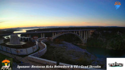 Skradin, řeka Krka, most A1