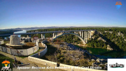 Skradin, řeka Krka, most A1