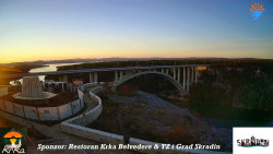 Skradin, řeka Krka, most A1