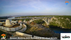 Skradin, řeka Krka, most A1