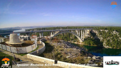 Skradin, řeka Krka, most A1