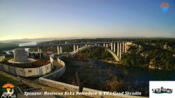 Skradin, řeka Krka, most A1