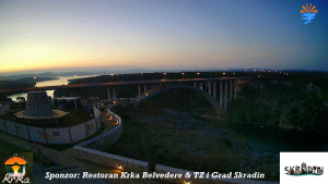 Městečko Skradin - Skradin, řeka Krka, most A1 - 12.12.2025 v 16:45 Městečko Skradin - Skradin, řeka Krka, most A1 - 12.12.2025 v 16:45