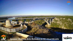 Skradin, řeka Krka, most A1