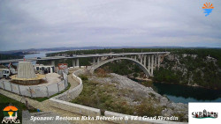 Skradin, řeka Krka, most A1
