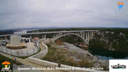 Skradin, řeka Krka, most A1