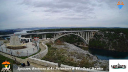 Skradin, řeka Krka, most A1