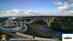 Skradin, řeka Krka, most A1