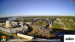 Skradin, řeka Krka, most A1