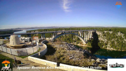 Skradin, řeka Krka, most A1