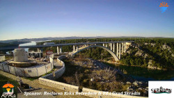 Skradin, řeka Krka, most A1