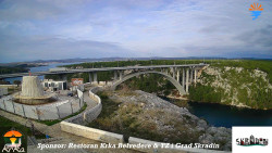 Skradin, řeka Krka, most A1