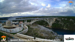 Skradin, řeka Krka, most A1