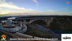 Skradin, řeka Krka, most A1