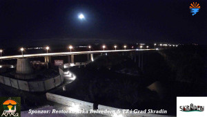 Městečko Skradin - Skradin, řeka Krka, most A1 - 31.12.2025 v 02:45 Městečko Skradin - Skradin, řeka Krka, most A1 - 31.12.2025 v 02:45