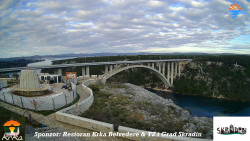Skradin, řeka Krka, most A1