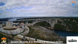 Skradin, řeka Krka, most A1