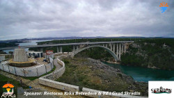 Skradin, řeka Krka, most A1