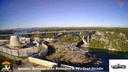 Skradin, řeka Krka, most A1