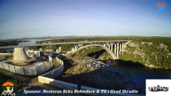 Skradin, řeka Krka, most A1