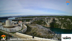 Skradin, řeka Krka, most A1