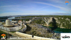 Skradin, řeka Krka, most A1