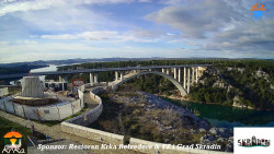 Skradin, řeka Krka, most A1