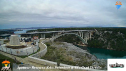 Skradin, řeka Krka, most A1