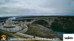 Skradin, řeka Krka, most A1