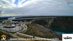 Skradin, řeka Krka, most A1