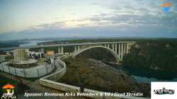 Skradin, řeka Krka, most A1