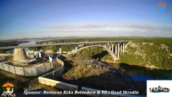 Skradin, řeka Krka, most A1