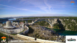 Skradin, řeka Krka, most A1