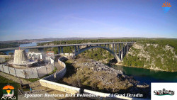 Skradin, řeka Krka, most A1