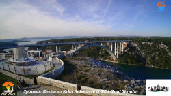 Skradin, řeka Krka, most A1