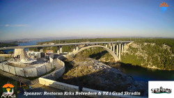 Skradin, řeka Krka, most A1
