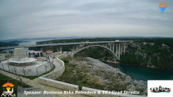Skradin, řeka Krka, most A1