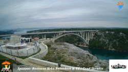 Skradin, řeka Krka, most A1