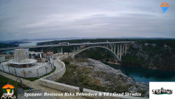 Skradin, řeka Krka, most A1