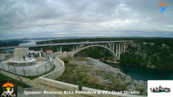 Skradin, řeka Krka, most A1