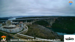 Skradin, řeka Krka, most A1