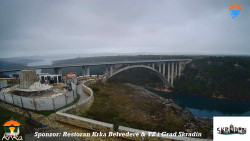 Skradin, řeka Krka, most A1